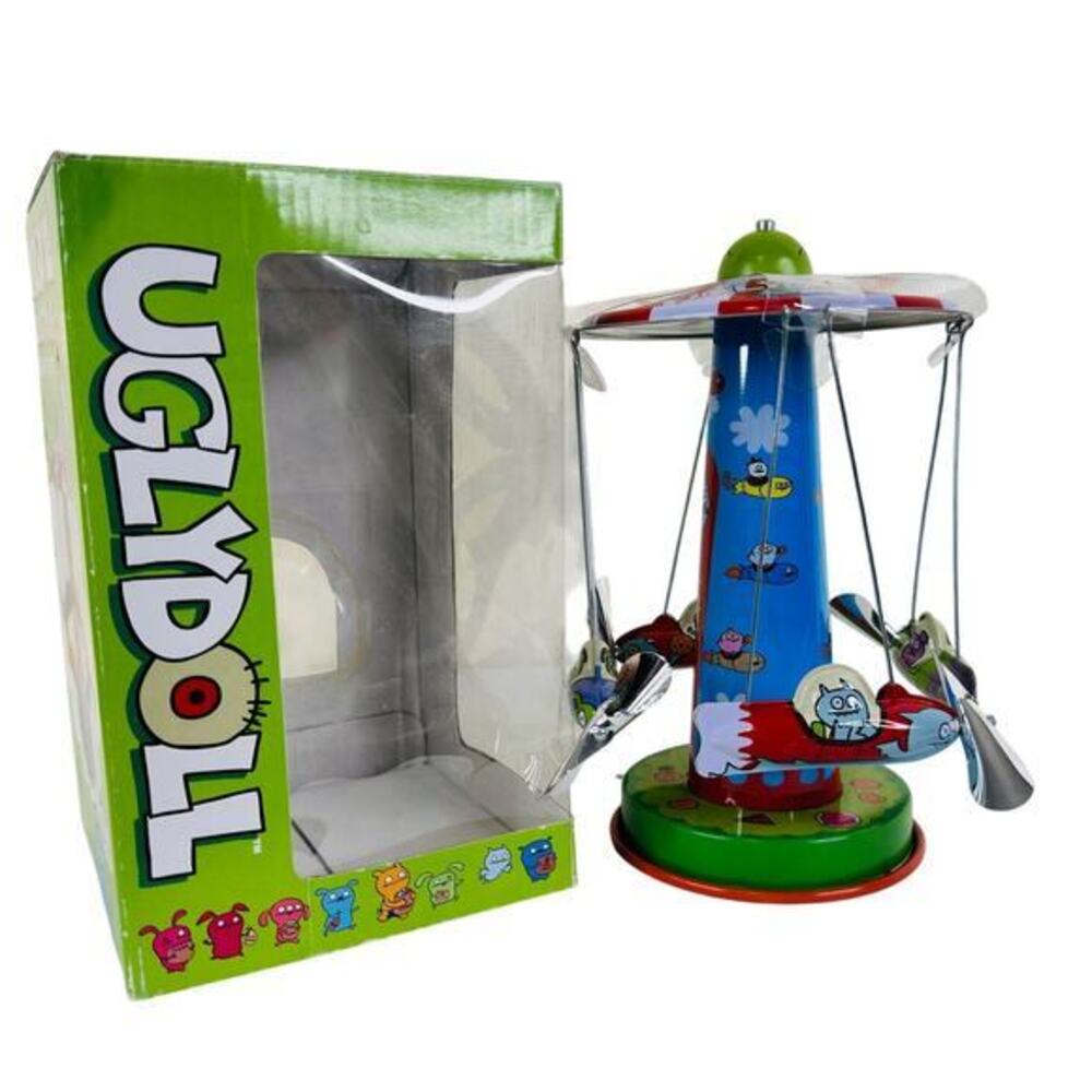 Schylling Uglydoll Rocket Ride WindUp‎ Tin Toy 2011
